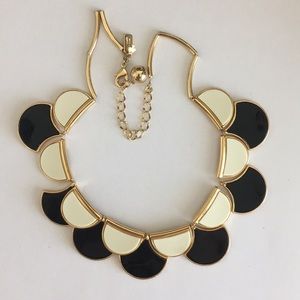 Fun, original black and white Kate Spade necklace